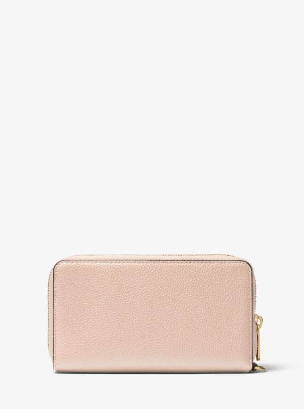 Damske Penazenky Michael Kors Large Leather Smartphone Wristlet Ruzove - Doplnky Michael Kors Outlet | SRZJC-7390